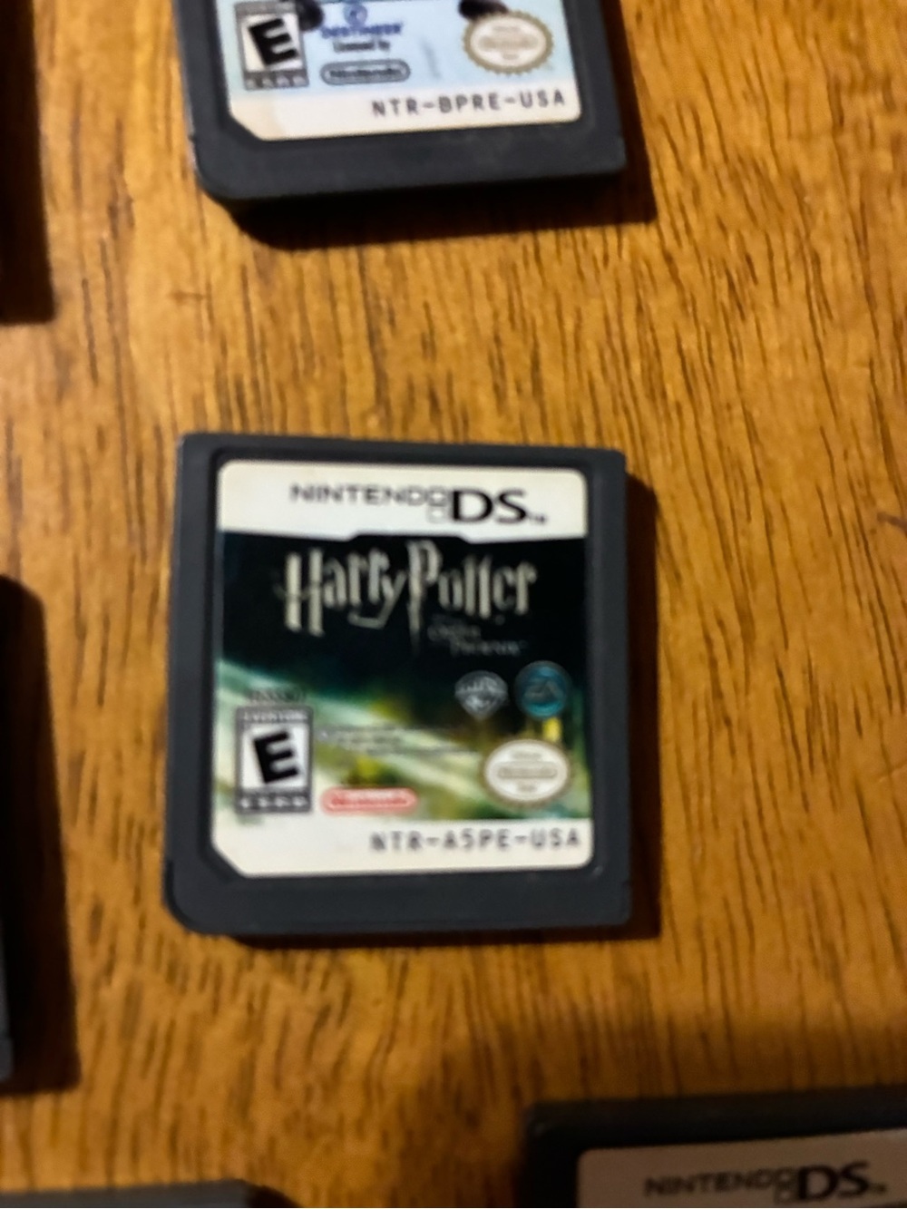 Nintendo DS Harry Potter Game Cartridge - Black and Green Label